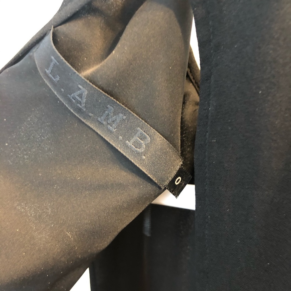 Women’s L.A.M.B. by Gwen Stefani Drop Waist Black Dress Size 0. NWOT. - Picture 8 of 8